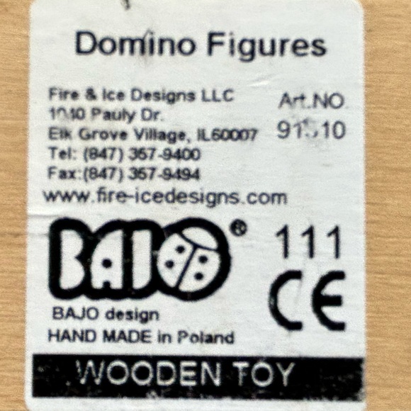 Hard to find, vintage Bajo wooden Dominoes set - Picture 4 of 4